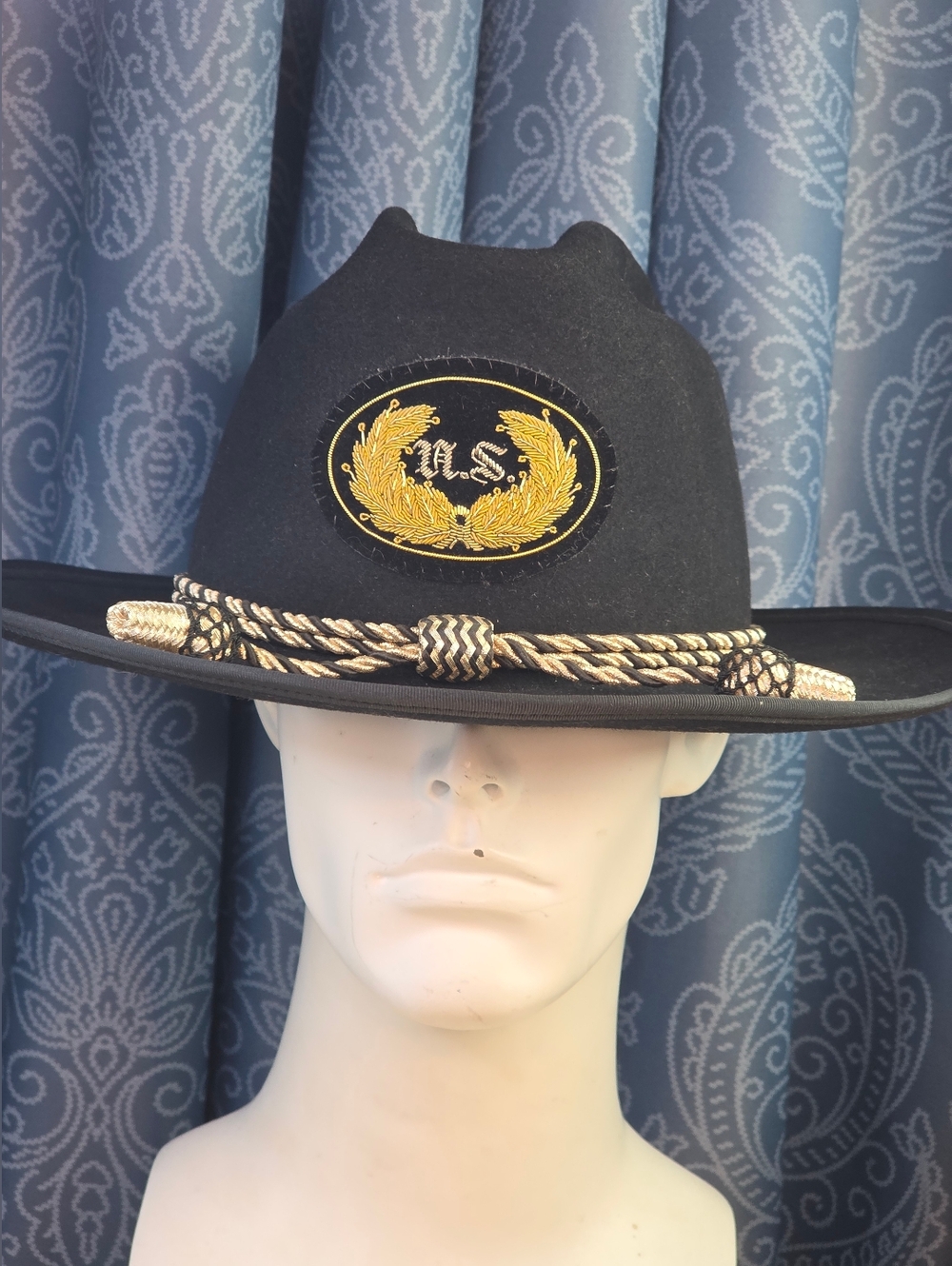 Hatcrafters 19018 U.S. Military Cavalry Style Slouch Hat Size 7 1/2